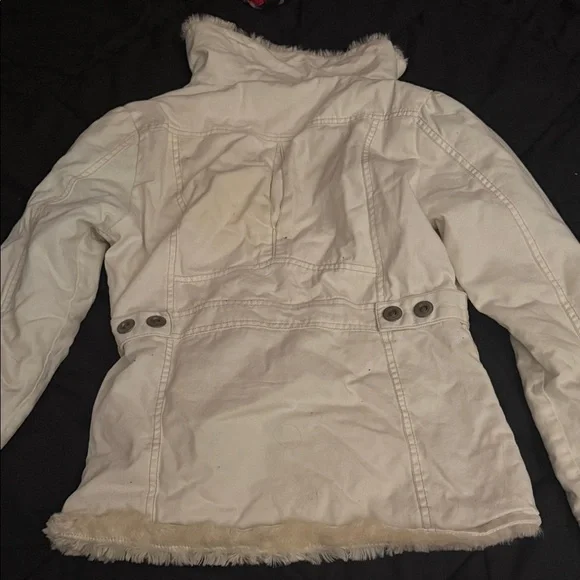 Arizona Love Cream Faux Fur Utility Jacket - Picture 4 of 4